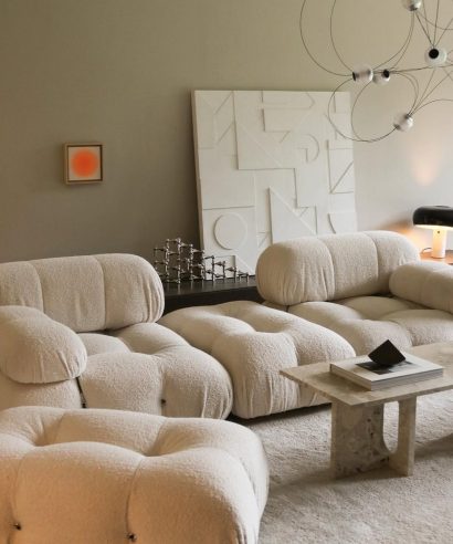 γωνιακός καναπές coccon